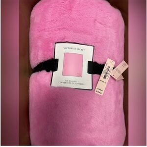 Victoria's Secret Fur Pink Blanket